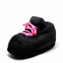 All Black Lacets Rose