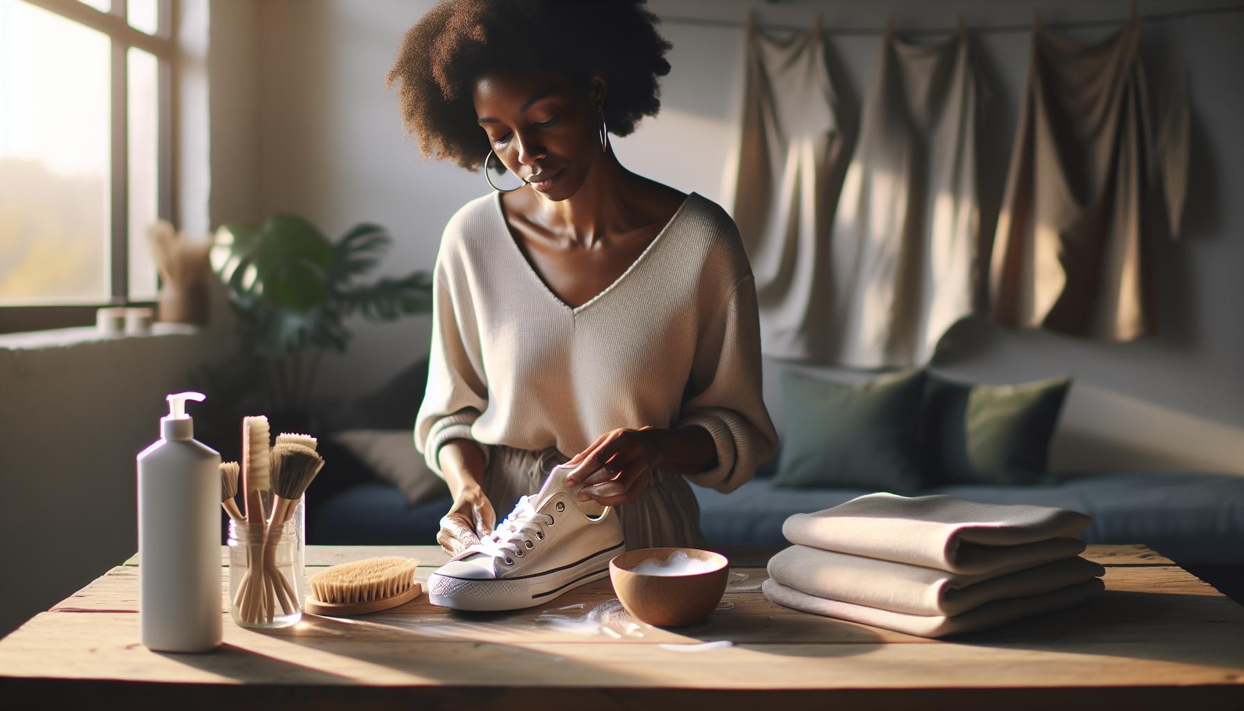 Méthodes Douces pour Restaurer les Chaussures en Textile