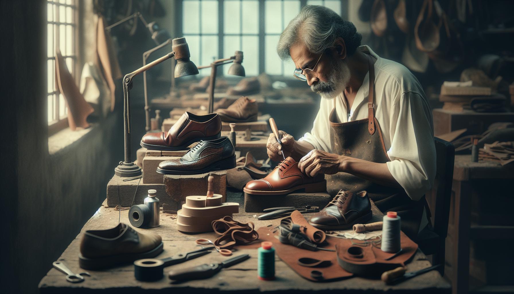 Réparer des semelles en cuir vs en caoutchouc