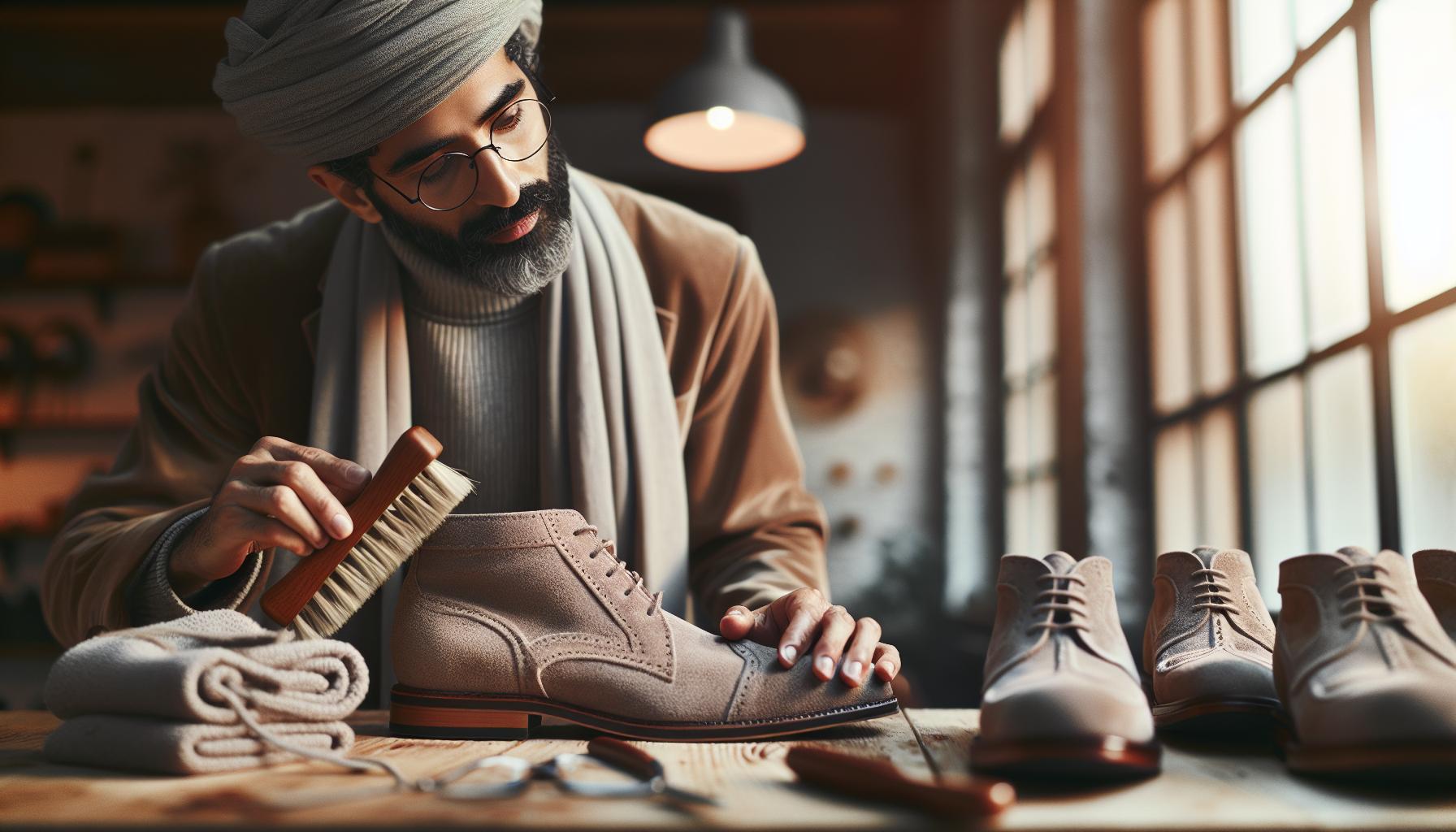 Solutions pour les plis sur les chaussures en daim