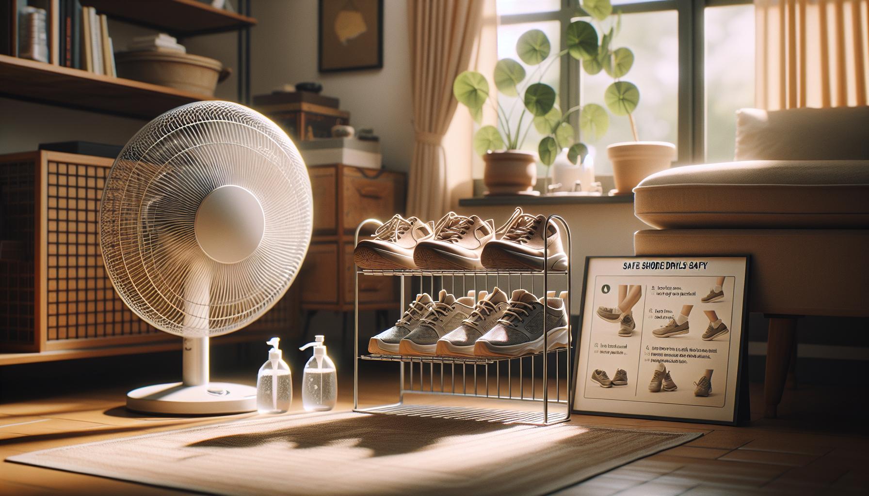 Étapes pour sécher des chaussures en toute sécurité