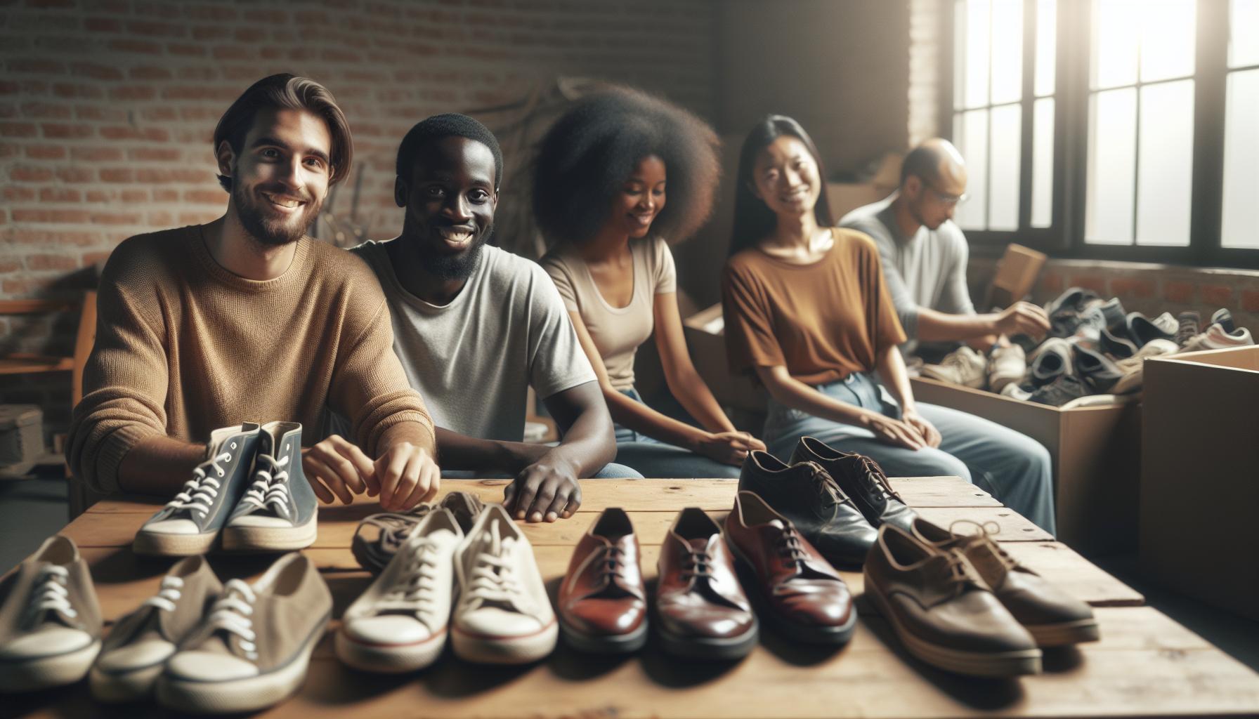 Que faire des vieilles chaussures : Recyclage et dons possibles