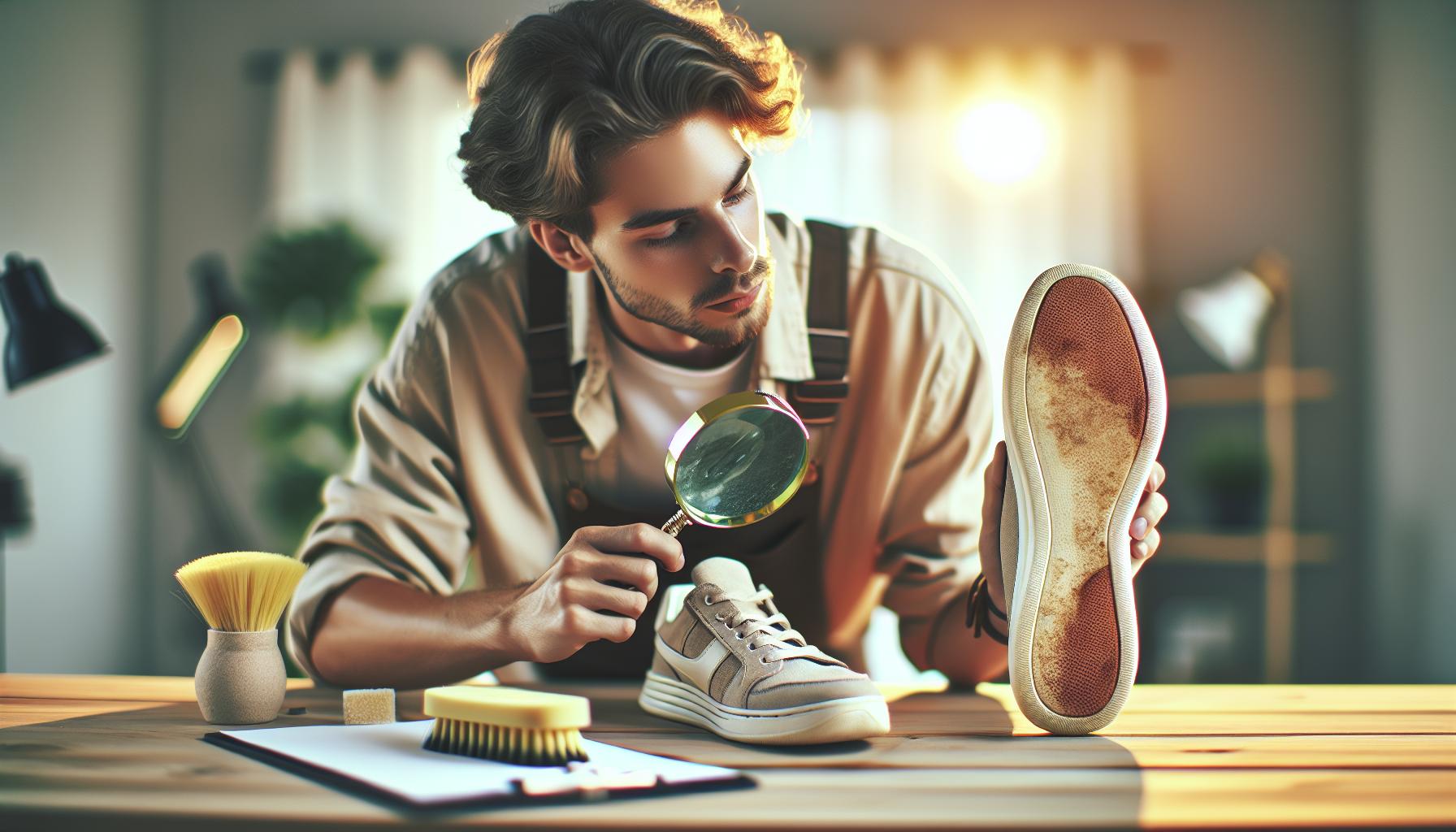 Comment identifier la cause du jaunissement des semelles