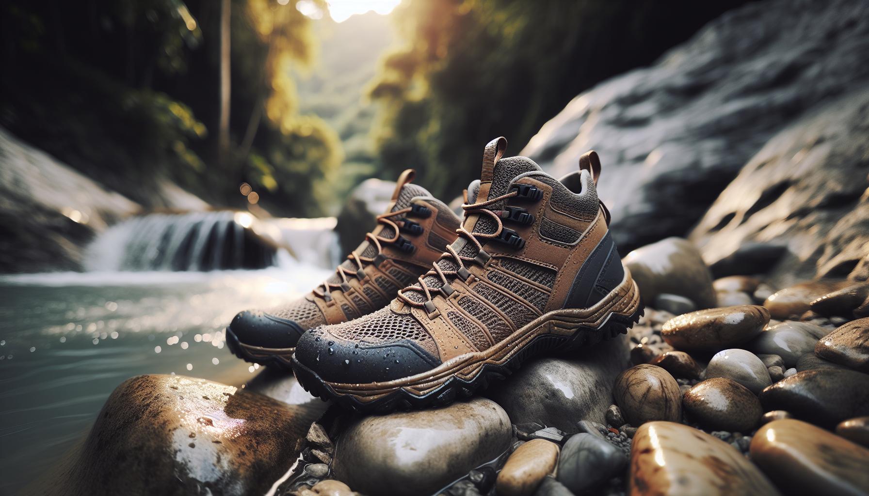 Matériaux de chaussures idéaux pour le canyoning