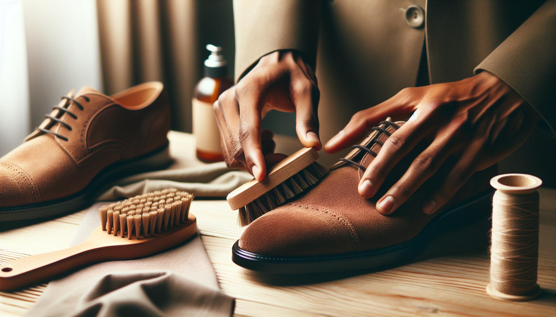 Méthodes précises pour entretenir les chaussures en daim