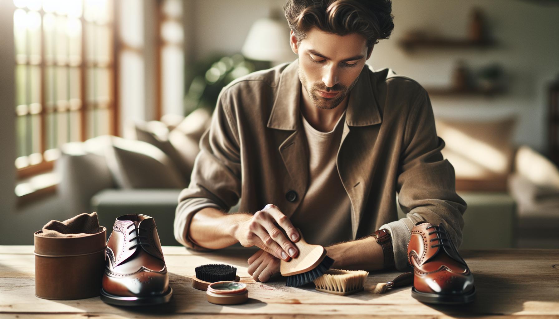 Restaurer l'éclat des chaussures en cuir