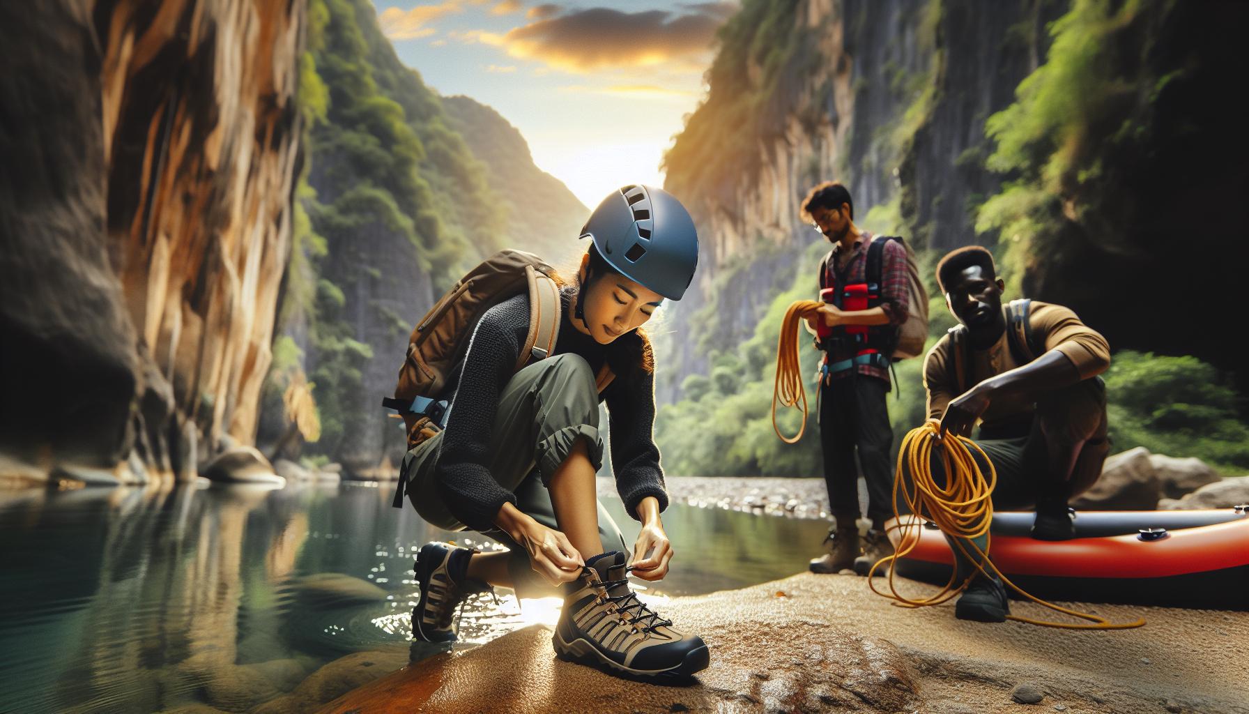 Comment bien ajuster vos chaussures de canyoning