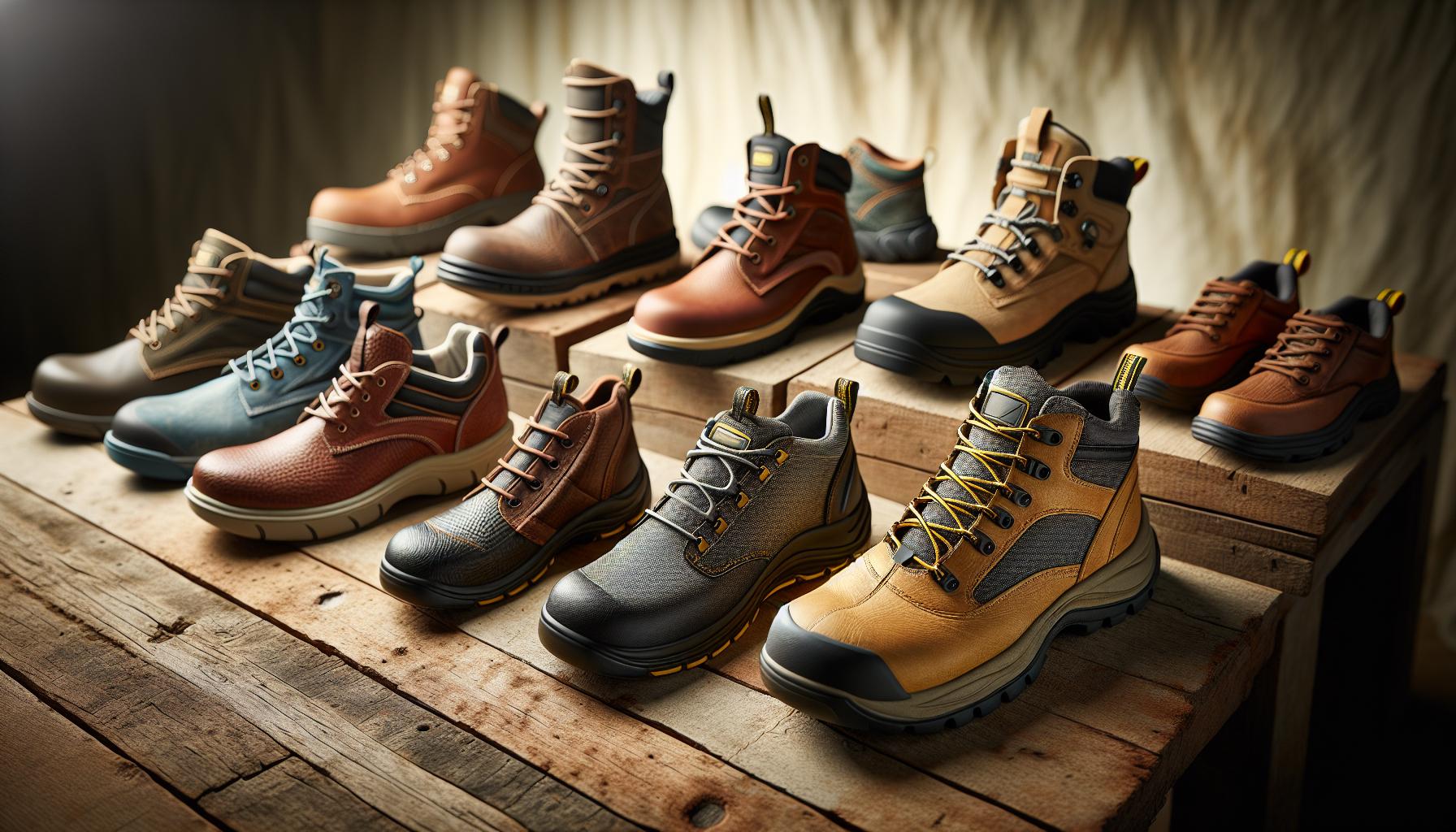 Les différents types de chaussures de décharge disponibles