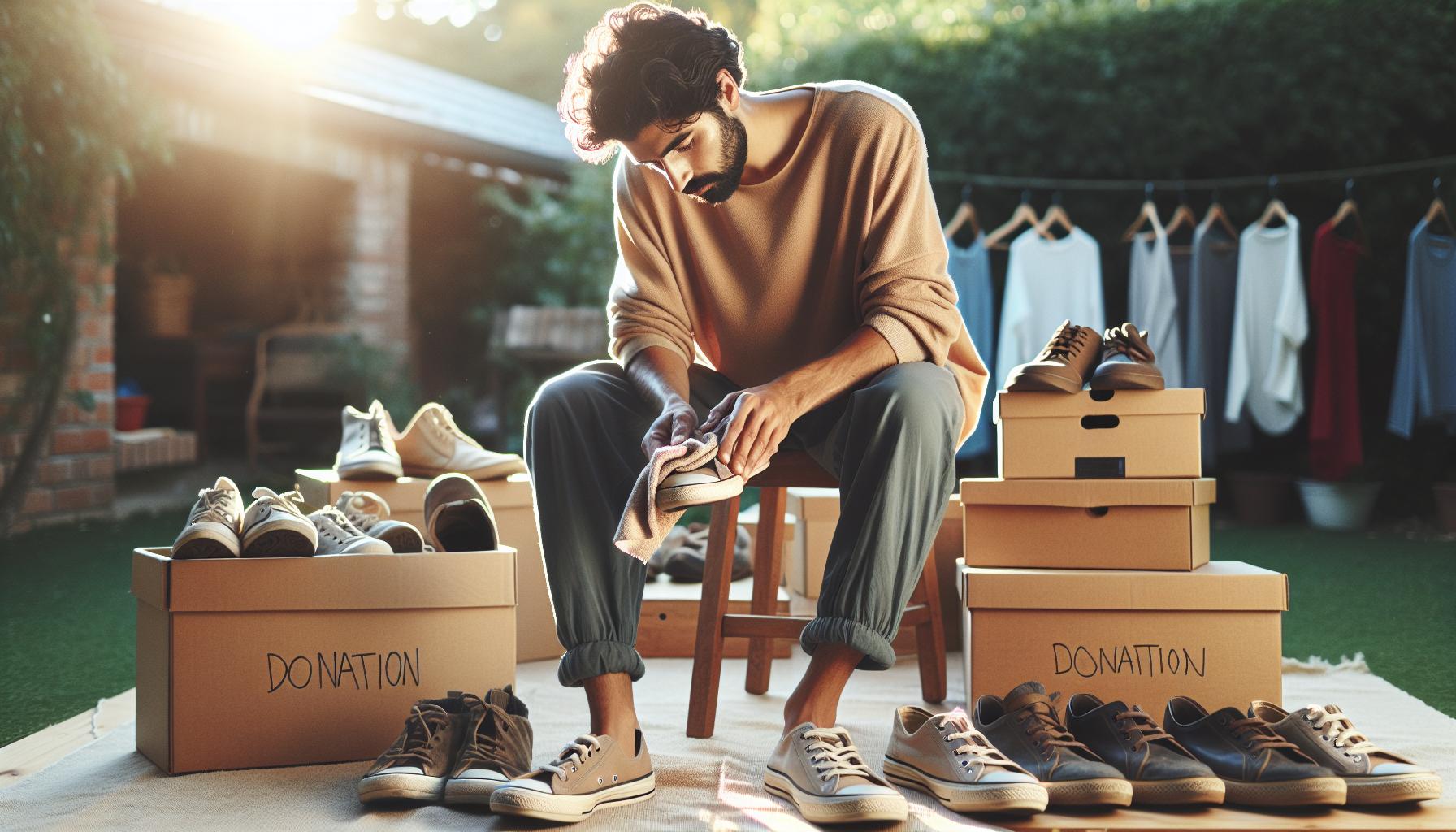 Comment préparer vos chaussures à donner