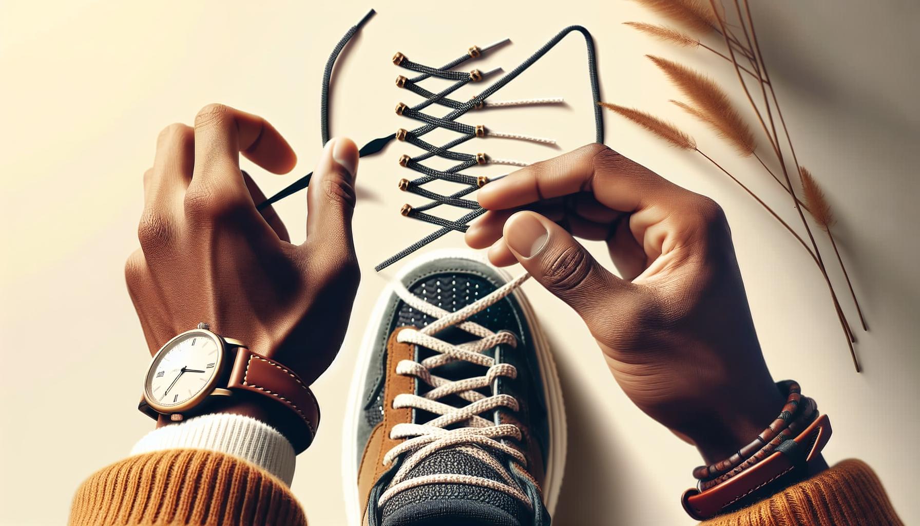 Comment lacer ses chaussures sans voir le nœud : Style invisible 1 Techniques avancées pour lacer sans nœud