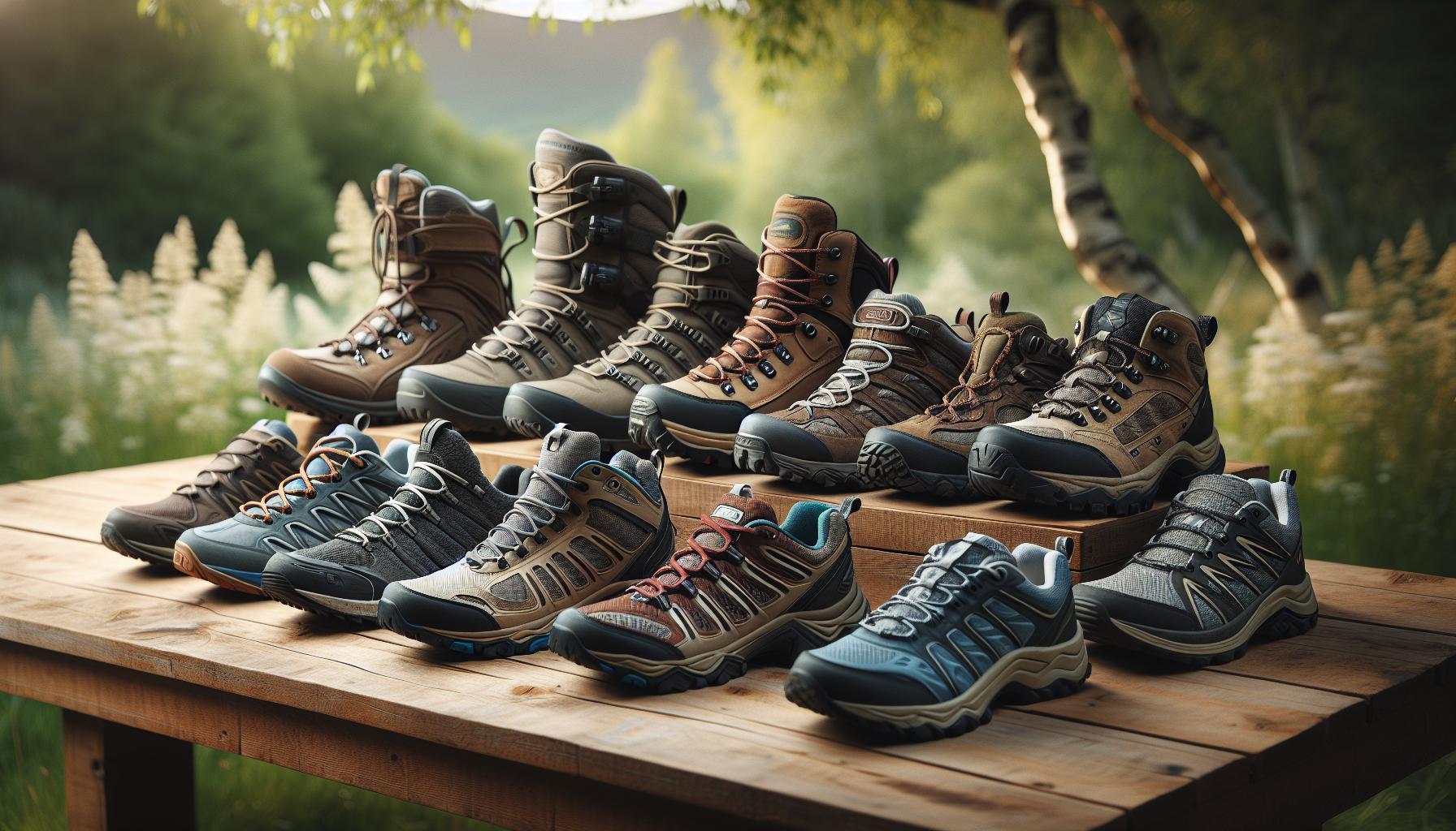 Quelle chaussure pour la randonnée : comparatif terrain difficile 2 Différents types de chaussures de randonnée