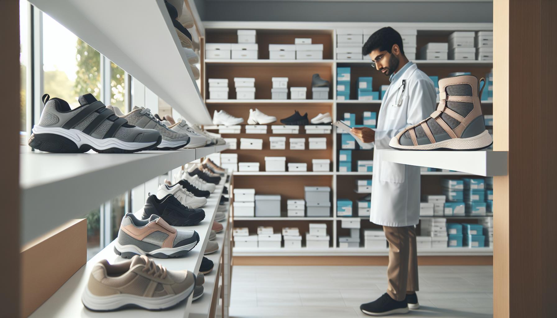 Les types de chaussures disponibles en pharmacie