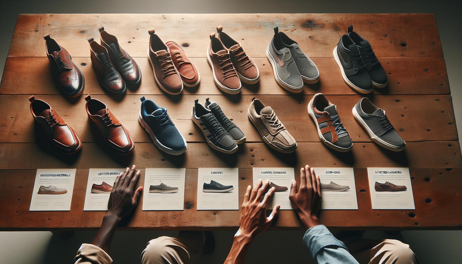 Comprendre les matériaux : Comparatif des types de chaussures