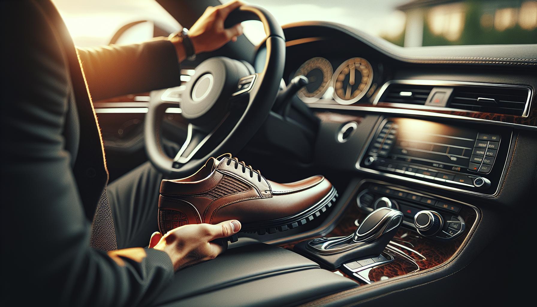 Matériaux recommandés pour des chaussures de conduite